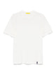 Drumohr White Cotton Short-Sleeved Crewneck T-Shirt