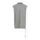 Drkshdw Grey Tarp Cotton T-Shirt