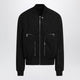 Drkshdw Bauhaus Flight Ribbed Cotton Bomber Jacket In Black