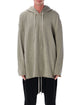 Drkshdw Rick Owens Drkshdw Grey Melange Peter Hoodie Sweatshirt