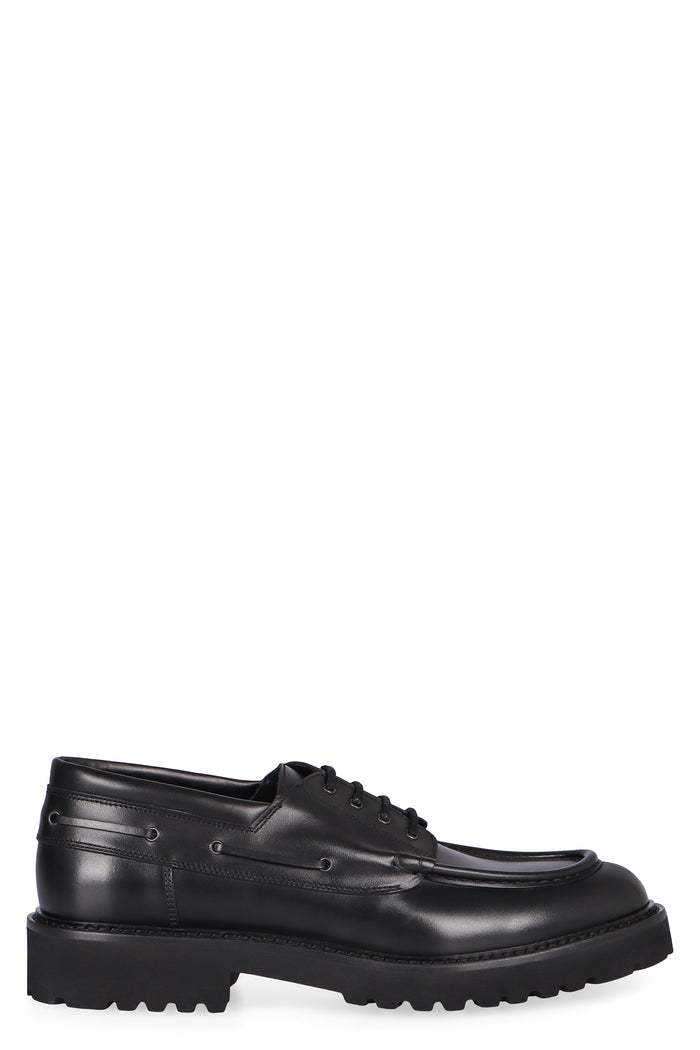 Doucal's Leather Lace-Up Shoes