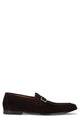 Doucal's Suede Loafers With Buckle