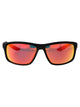 Nike Matte Black/Red Mirror Acetate Sunglasses