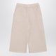 Douuod Beige Viscose Blend Trousers