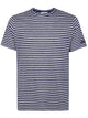Mc2 Saint Barth Stripes Linen T-Shirt