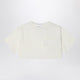 Douuod Ivory Cropped T-Shirt In Cotton