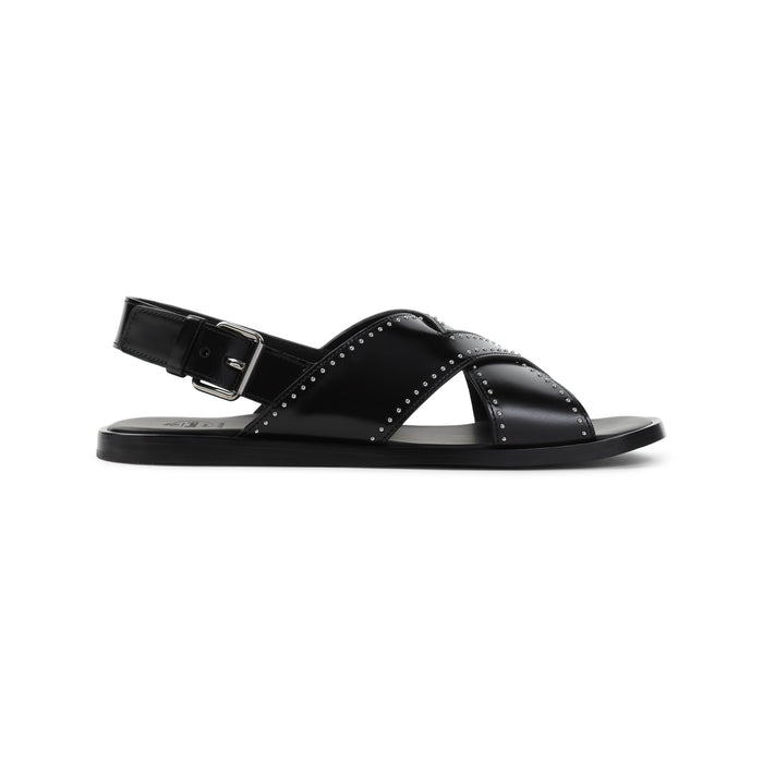Church's Stud-Embellished Crossover Flat Sandals