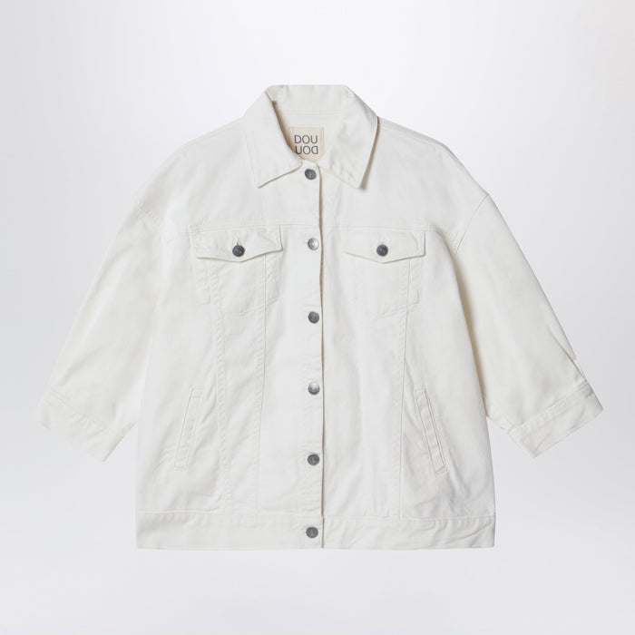 Douuod Ivory Denim Jacket
