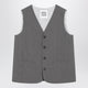 Douuod Grey Single-Breasted Vest