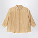 Douuod Ochre Yellow Shirt With Pleats