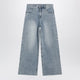 Douuod Stone-Washed Blue Wide-Leg Jeans