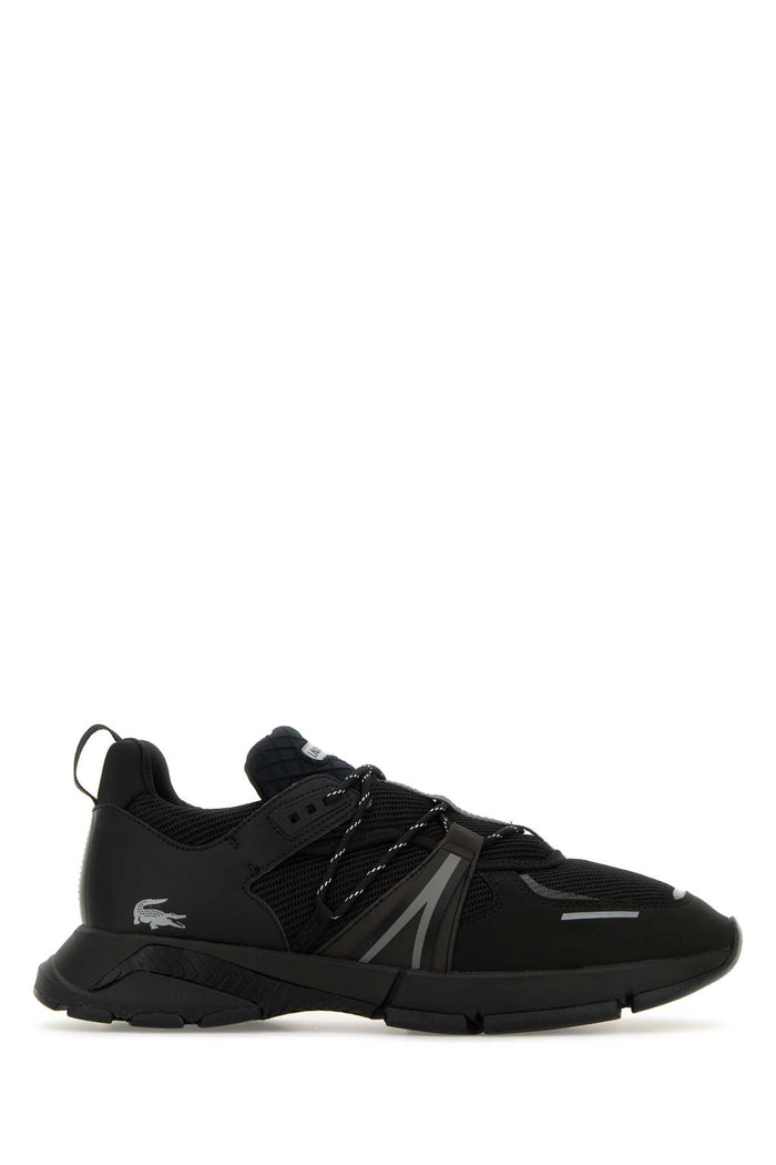 Lacoste Black Fabric L003 Sneakers