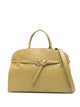 Coccinelle Seagrass Green Buckle Detail Zip Top Bag