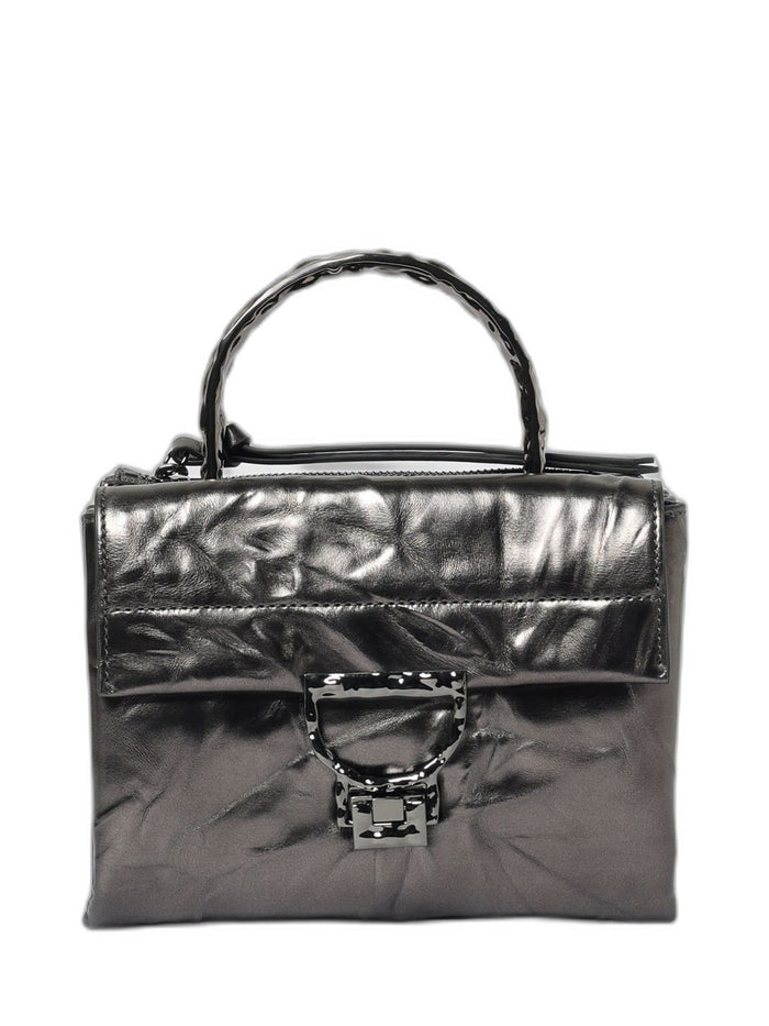 Coccinelle Metallic Leather Handbag