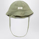 Teddy & Minou Sage Green Hat With Drawstring
