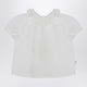 Teddy & Minou White Blouse With Ruffles In Cotton