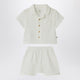 Teddy & Minou Two-Piece Set In Milky White