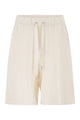 Majestic Stretch Viscose Bermuda Shorts With Drawstring Waist