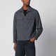 Santaniello Grey Wool-Blend Zip-Up Jacket