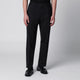 Santaniello Black Trousers In Wool Blend