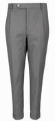 Gta Gray Cotton Lino Polyamide Trousers