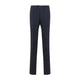 Canali Navy Blue Linen Pants