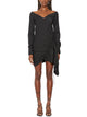 Ac9 Wool Asymmetric Dress
