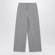 Max Mara Grey Woolcotton Blend Trousers