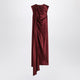 Max Mara Pianoforte Raspberry Cape Detail Dress