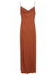 Alberto Biani Georgette Long Slip Dress