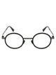 Mykita A6 Black/Black | Clear Steel Glasses