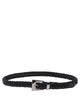 Adriano Meneghetti Black Leather Belt