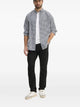 Emporio Armani Logo Plaque Tapered Jeans