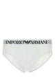 Emporio Armani White Stretch Cotton Brief
