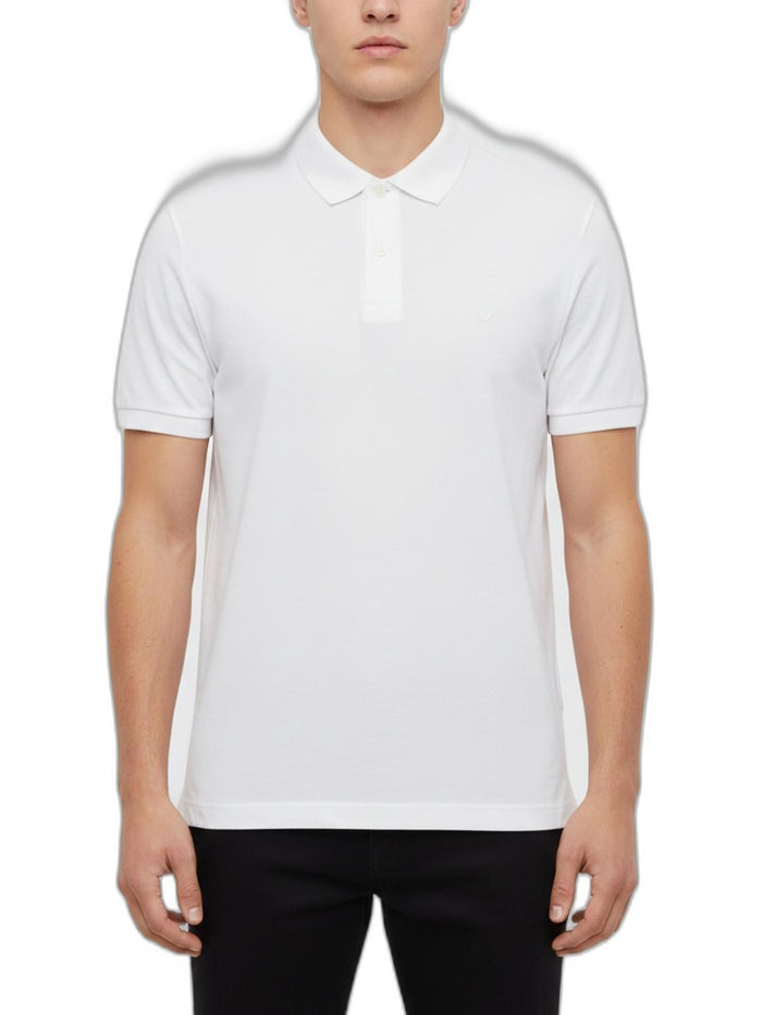 Emporio Armani Lyocell Cotton Polo Shirt