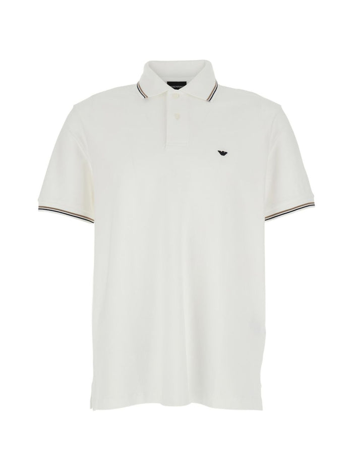 Emporio Armani Logo Cotton Polo Shirt