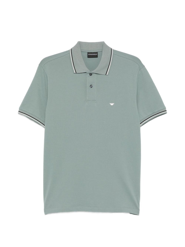Emporio Armani Logo Cotton Polo Shirt
