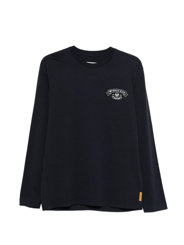 Emporio Armani Logo Print Long Sleeves