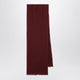 Destin Bordeaux Silk And Cashmere-Blend Scarf