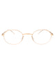 Mykita Champagne Gold Steel Glasses