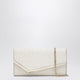Jimmy Choo Emmie Pouch With Light Gold Micro-Glitter