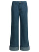 Shaft Jeans Roll Japan Flared Blue Cotton Jeans
