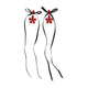 Simone Rocha Daisy Earrings - - Synthetic Pearls - Red