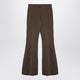 Entire Studios Organic Cotton Military Green Flared Trousers