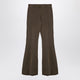 Entire Studios Organic Cotton Military Green Flared Trousers