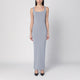 Entire Studios Long Grey Dress In Nylon Blend