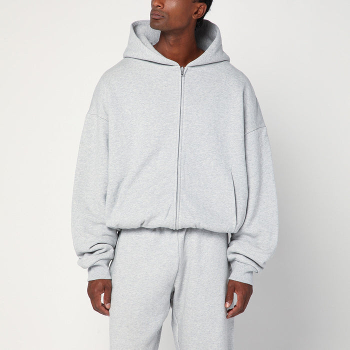 Entire Studios Grey Zip Cotton Sweatshirt