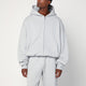 Entire Studios Grey Zip Cotton Sweatshirt