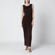 Entire Studios Tobacco-Colored Dress With Draping