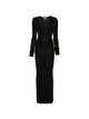 Entire Studios Long Sleeve V Neck Midi